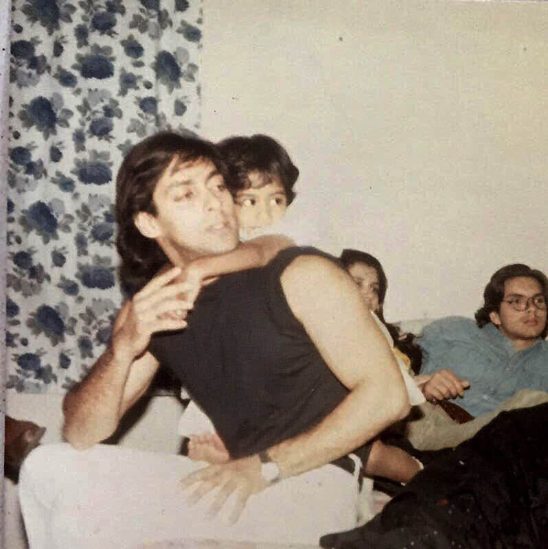 Arpita shares a throwback picture of young Salman, who's this child in the photo ?