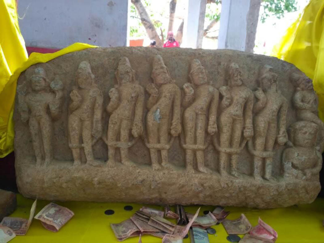 Ancient statue found during excavations