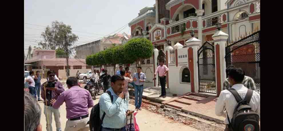 ed raid on congress mla bunglow in faridabad regarding pmla land scam of bikaner 