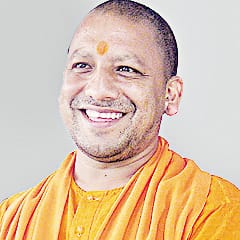 Yogi's maya, youth buying saffron 