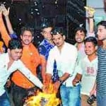 युवाओं में दिखा आक्रोश