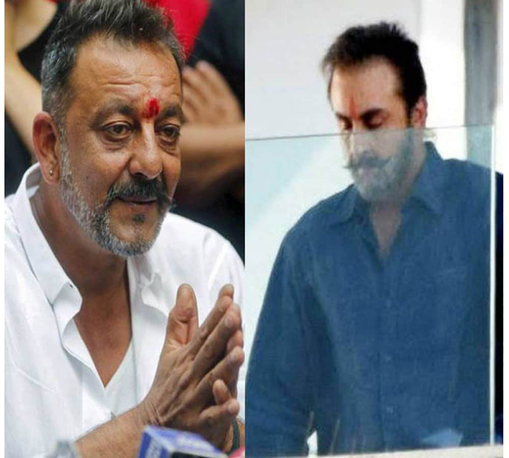 ranbir kapoor look like sanjay dutt photo viral