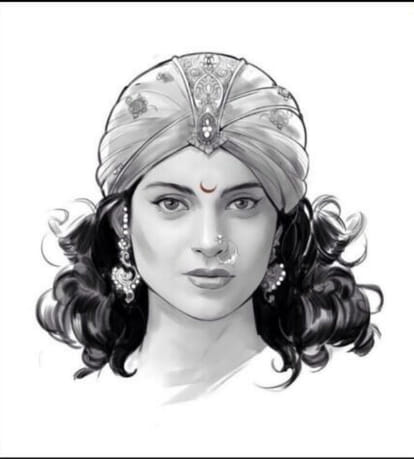first look of kangana ranaut as jhansi ki rani in maniakrnika film