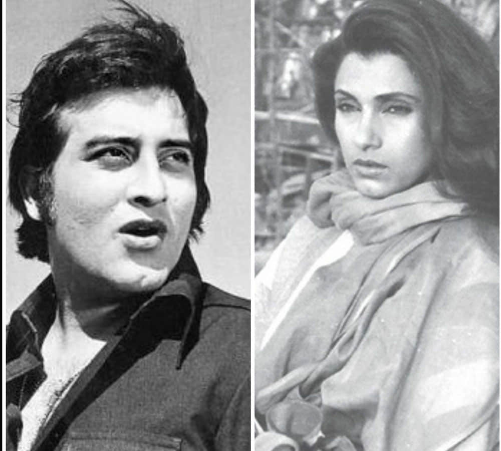 dimple kapadia and vinod khanna intimate scene in the film prem dharam