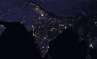 NASA images show how India looks like from space at night from 2012-2016