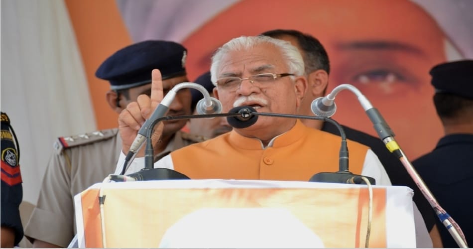 CM Manohar lal reached in karnal