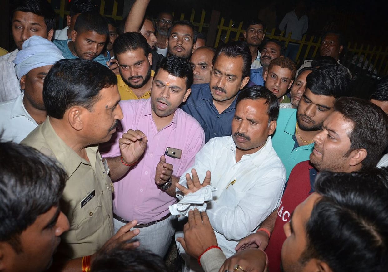 BJP leader son disrupts invoicing.