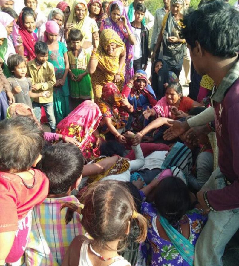 DCM trampling workers, death of one