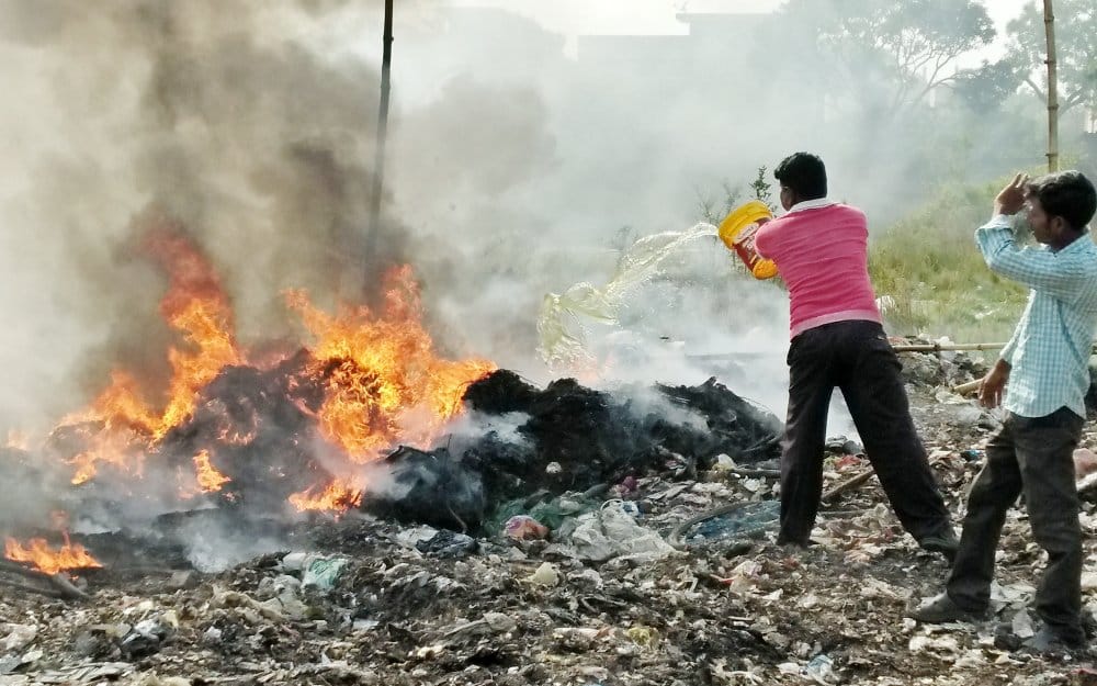 from villege to city  lit fire