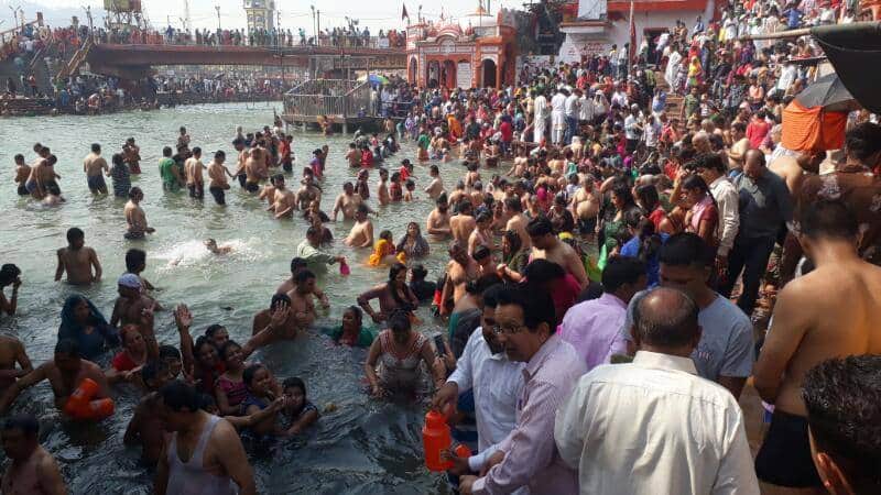 ganga snan at haridwar on baisakhi