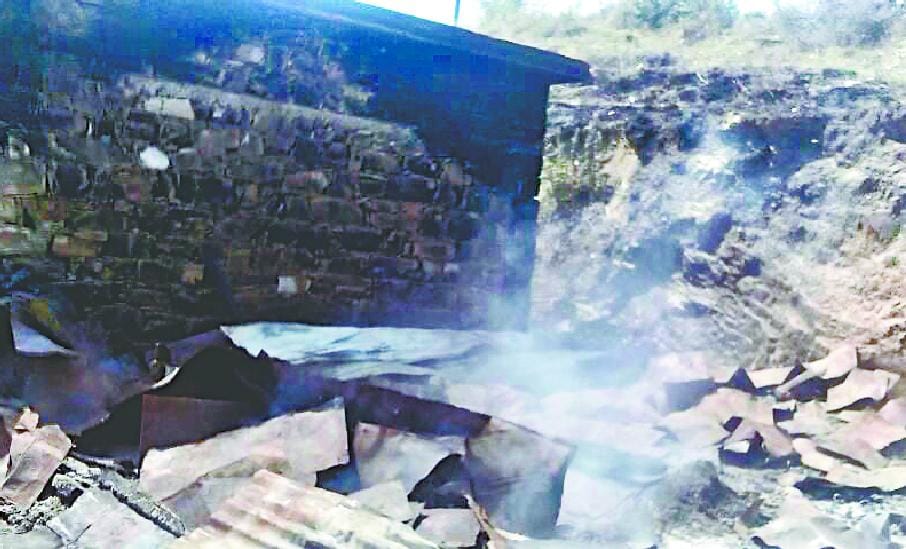 Gaushala fire, four cattle burnt alive