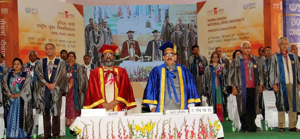 IGNOU 30th convocation ceremoney in delhi