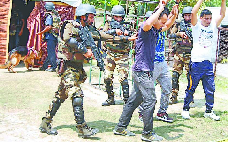 Mockrill: terrorists attack terror in Rudrapur 