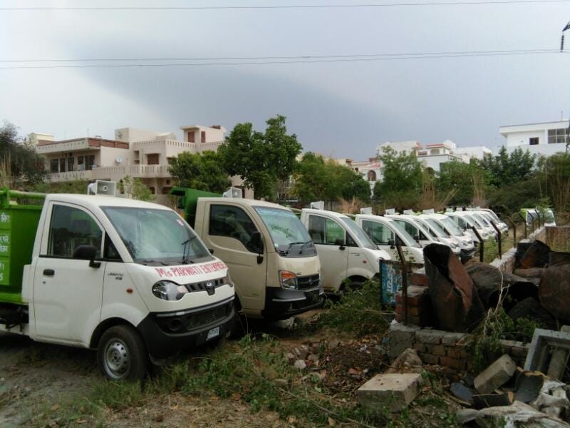 nagar nigam, door to door, collection, garwaste, rohtak, haryana
