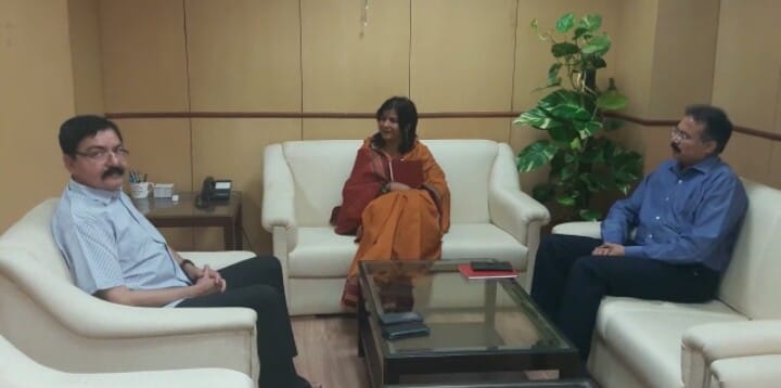 Chairperson of Child Rights Protection Commission meets DGP Bhatt