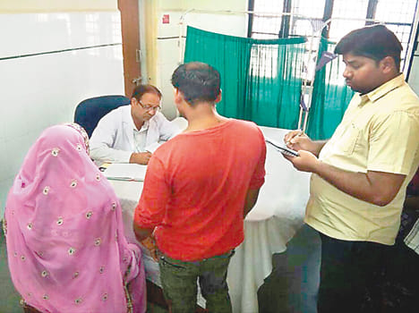 Half a dozen employees including four doctors are absent