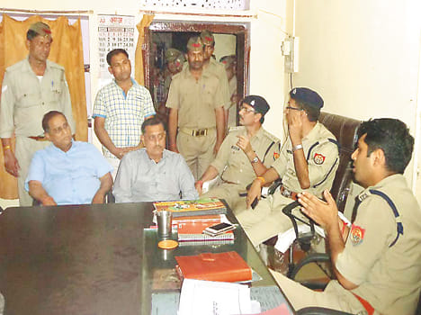 Kotwal suspension in beating BJP workers