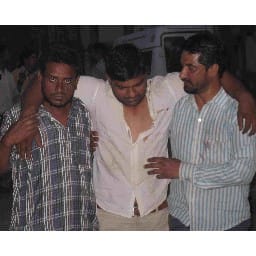 bsp politician's brother's factory gaurd beaten 