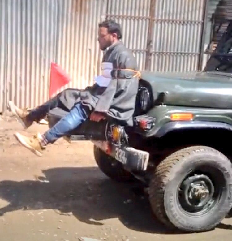 viral video from kashmir making disputes