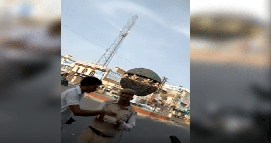 home guard taking bribe video viral 