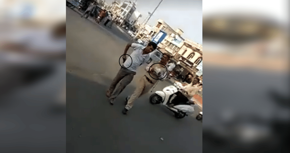 home guard taking bribe video viral 