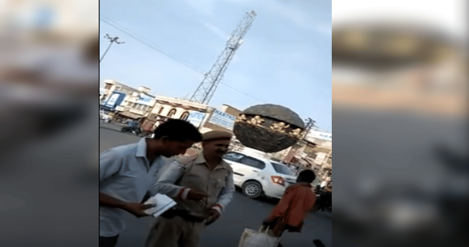 home guard taking bribe video viral 