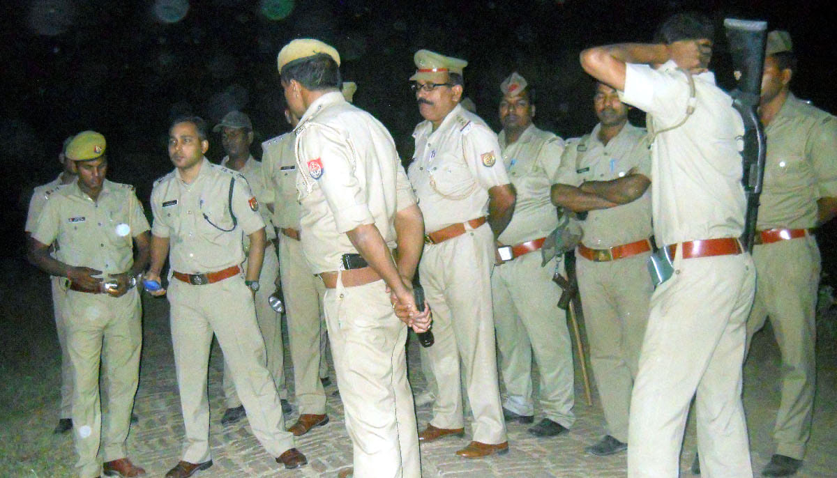 Police of Madanpur engaged in search of the attackers