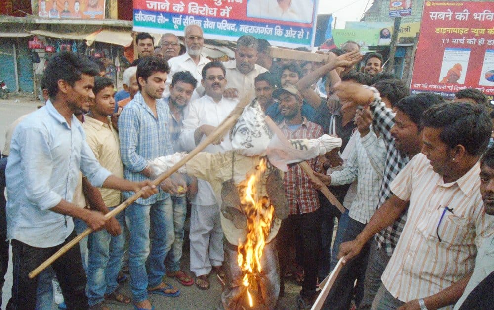 agitation against pak