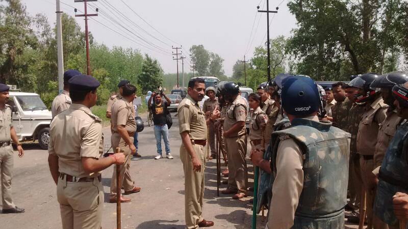 dispute on bhim rao ambedkar jayanti at roorkee