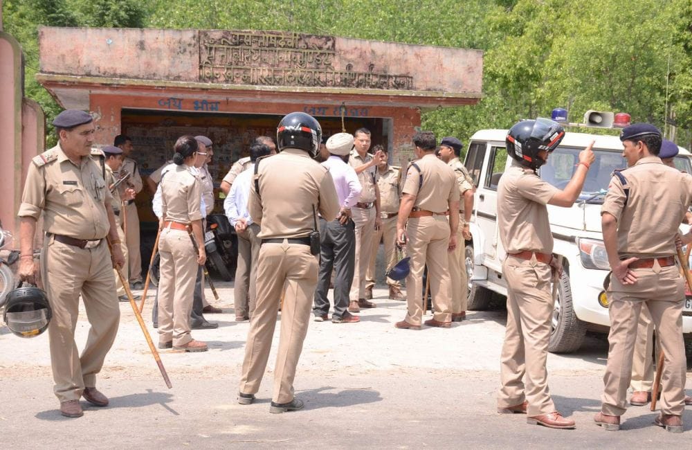 dispute between two communities in  Ambedkar Jayanti