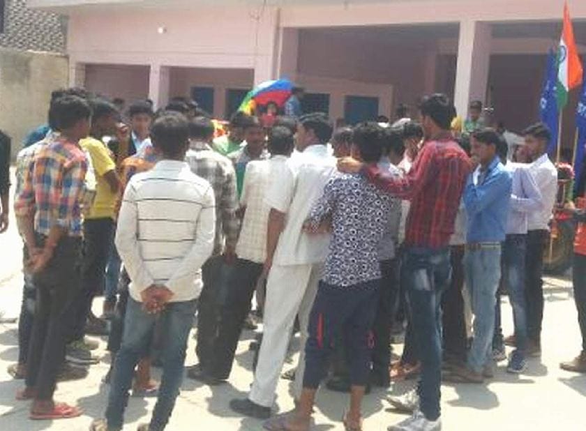 dispute between two communities in  Ambedkar Jayanti
