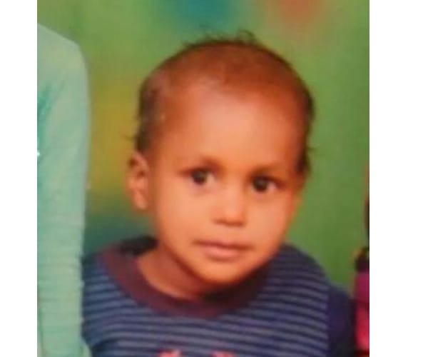 A child falls down in drain in Lucknow.