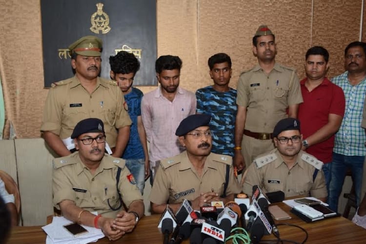  police arrested vehicle theft gang in lucknow