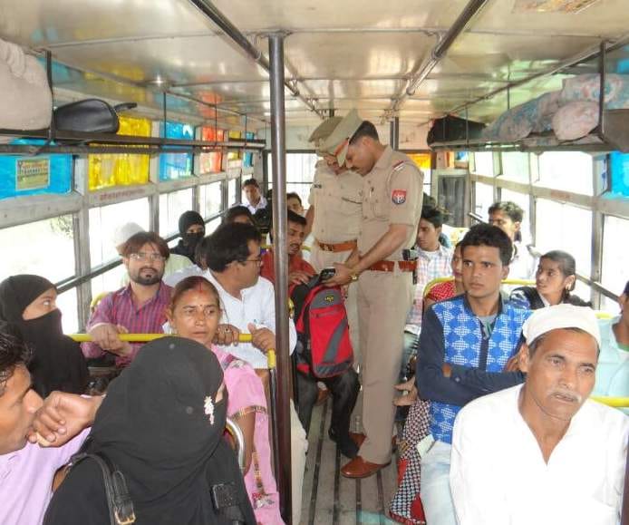 police high alert in sambhal