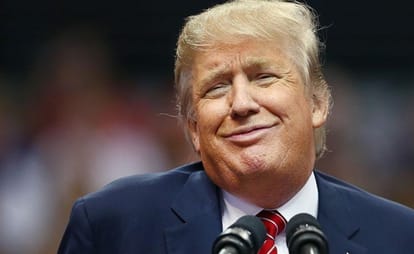 America President Donald Trump gave Syria attack order while eating chocolate cake