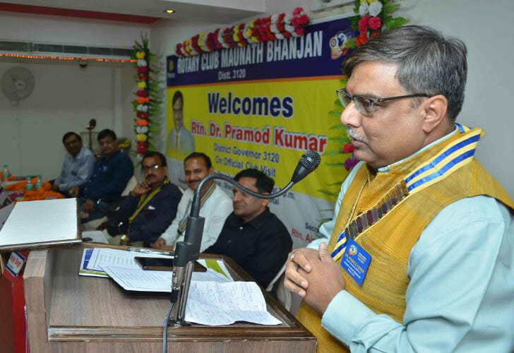 The purpose of Rotary Club is to serve humanity