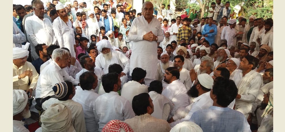 haryana former CM hudda meets pehlu khan family alwar issue