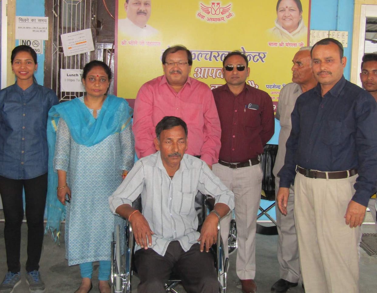 Hans delivered 17 million checks to the needy