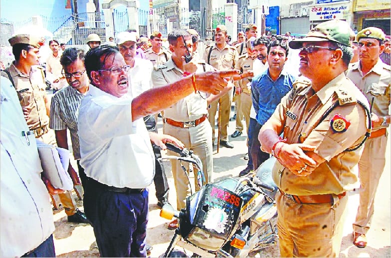 Encroachment removed in Muzaffarnagar
