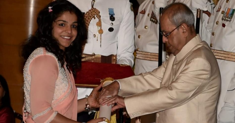 wrestler sakshi malik haridwar visit