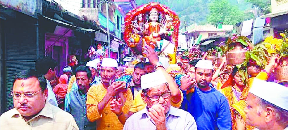Idols installed in Barahi Devi Temple of Fodder
