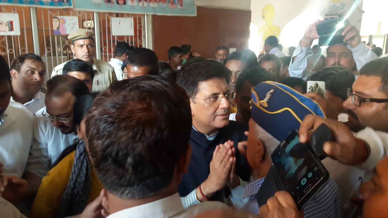 central minister piyush goyel, rohtak, politician