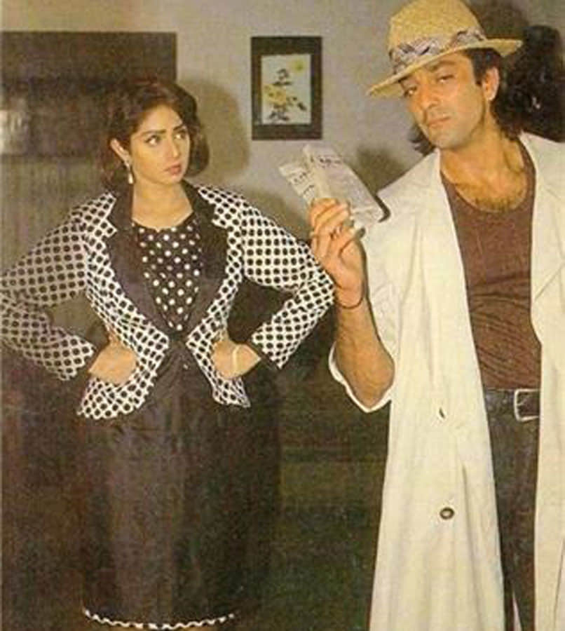 Sanjay Dutt-Sridevi never worked with each other, sanjay entered Sridevi's room drunk