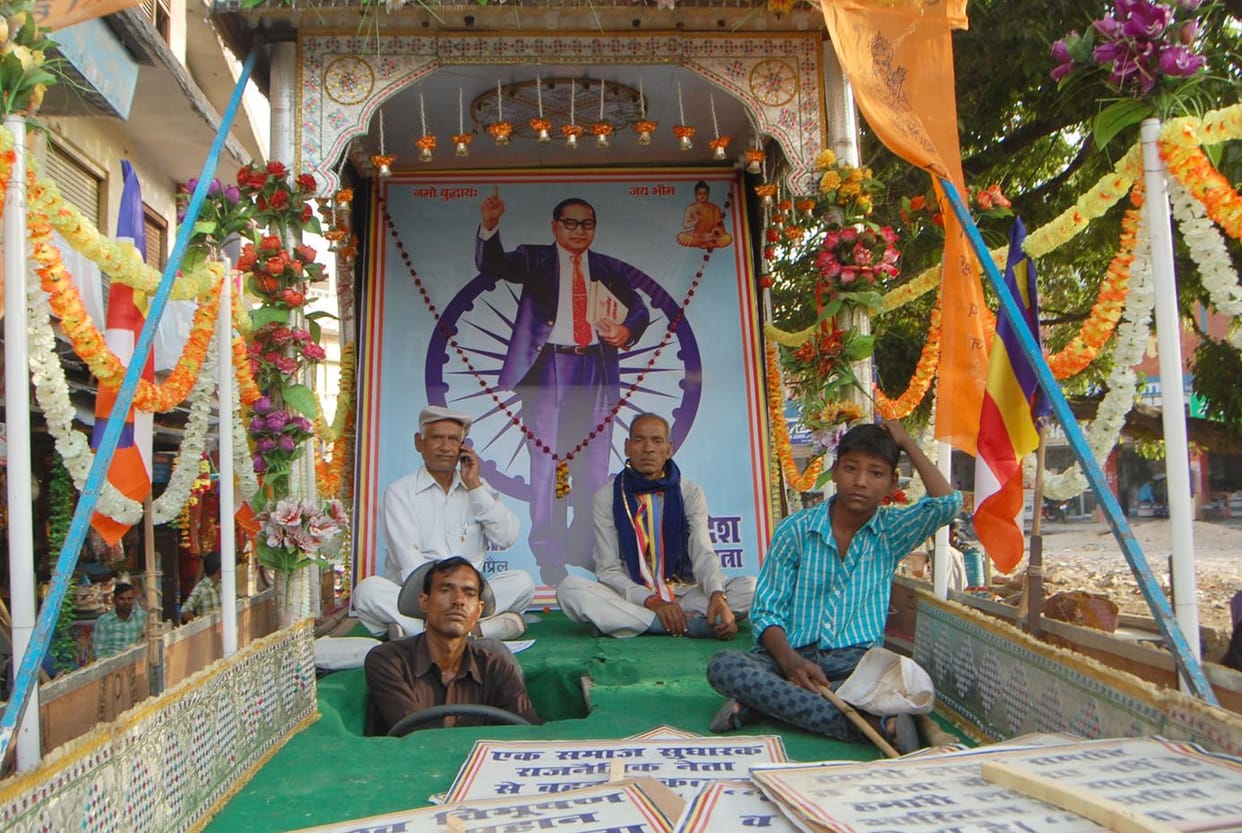 Baba Saheb's procession in the procession, his message