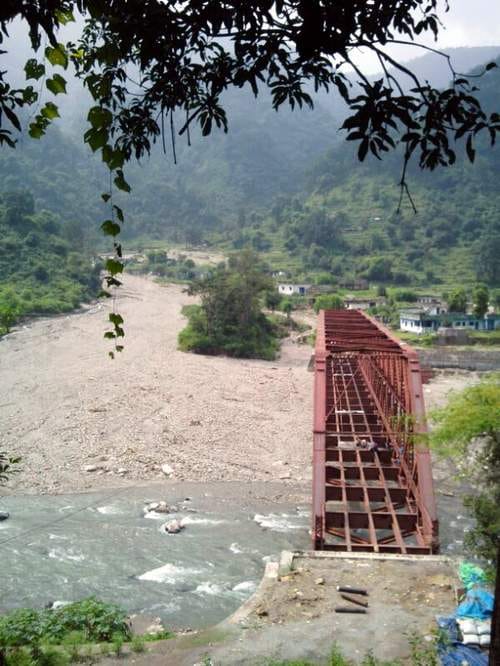 bairagarh bridge in danger