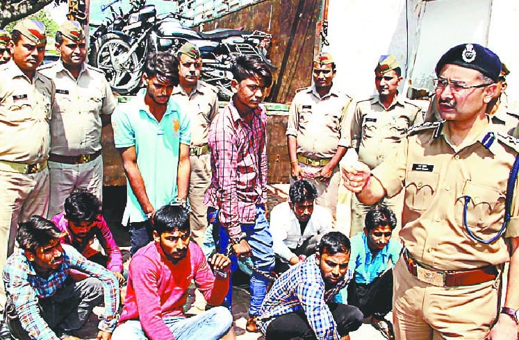 Dangers of 11 stolen vehicles, 28 bikes recovered in several territories