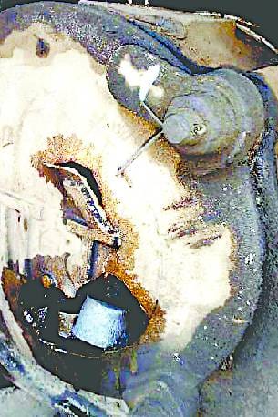 Wheel jams of Kisan Express, upset by the rise in smoke