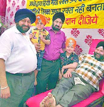 106 people donated blood donation