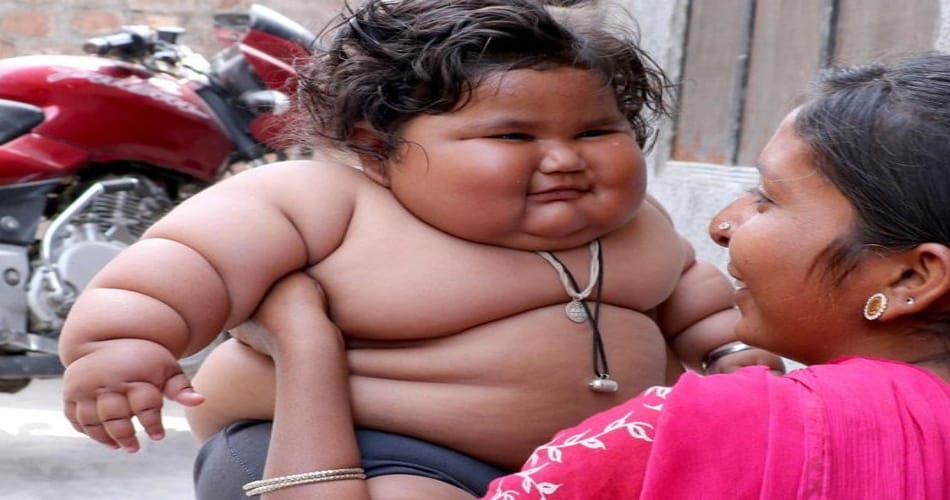 docter surprised ny 8 years baby for his weight 