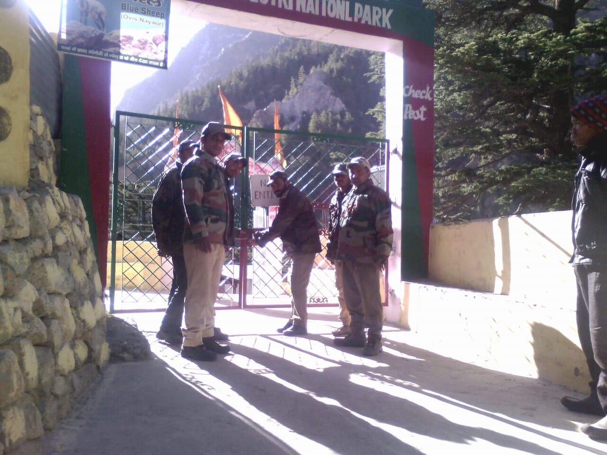 Open Door to the open Gangotri National Park.